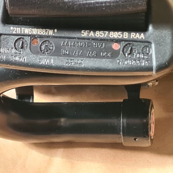 SEAT OE 5FA857805B / LEON 4 SEAT LEON MK4 2020-2025 РЕМІНЬ БЕЗПЕКИ ЗАДНІЙ ЛІВИЙ/ПРАВИЙ 5FA857805B