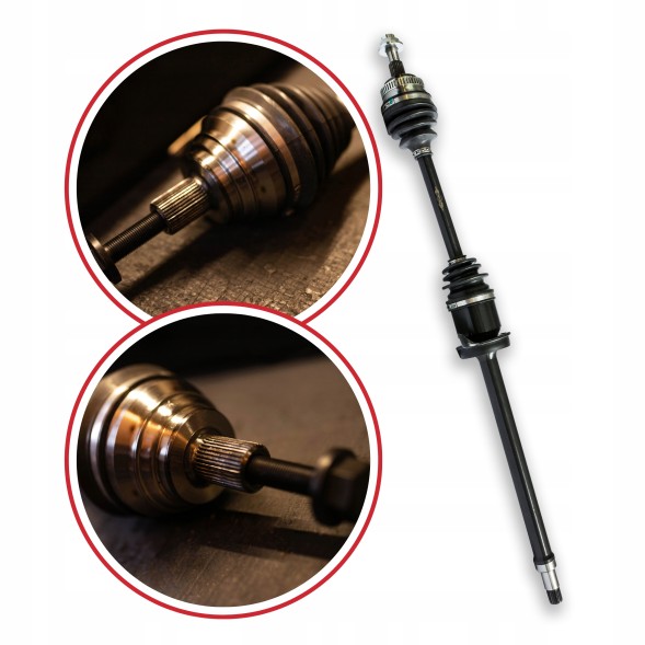 BRV  Піввісь права mercedes vaneo (w414) 1.7 cdi мануал нова