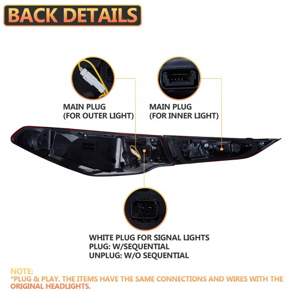 VLAND 20D3912E LDBMM1 MHM Задні ліхтарі комплект Vland Laser Led Tuning BMW 4 G22 G23 G26 G82 G83 20-24 z24