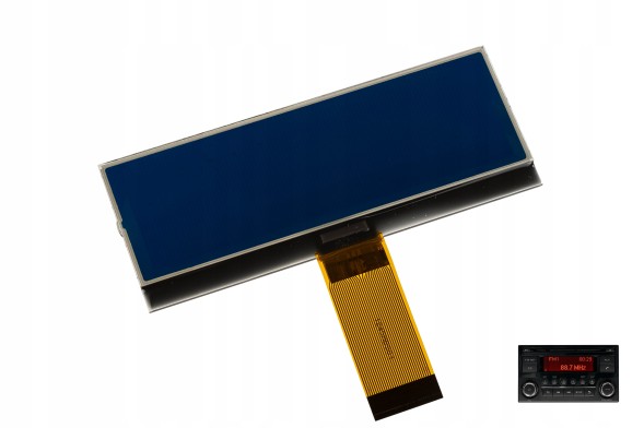 Китай LCD-PIXEL.COM WYŚWIETLACZ RADIO NISSAN MICRA PULSAR TERRANO T31 Дисплей для радіо Nissan/Suzuki/Dacia 97,5x38 мм
