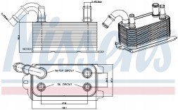 Nissens NIS 90661 Радіатор охолодження масла, автоматична коробка передач nissens 90661