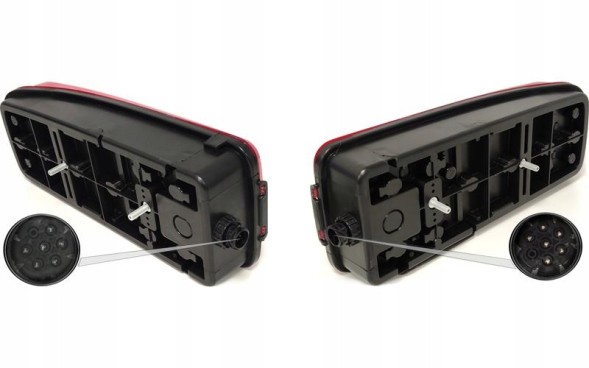 Lamiro 330-005330-006 Лампа задня комплексна Lamiro LED ліва + права для вантажних автомобілів