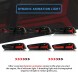 Китай YAB-YS-0155B Світлодіодні задні ліхтарі Mitsubishi Lancer EVO X 08-18 Red