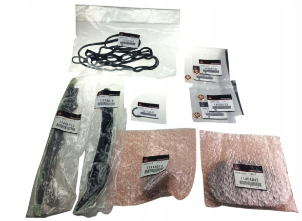 Mitsubishi OE WBEURO/1140A043 + 1140A042 + 1141A014 + 1141A015 + 4x1428A158 + 1211A043 - 10 CZĘŚCI РЕМІНЬ ГРМ ДЛЯ MITSUBISHI ASX OUTLANDER LANCER 4008 C4 AIRCROSS 1.8 2.2 DID DIESEL