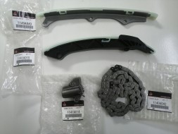 Mitsubishi OE WBEURO/1140A043 + 1140A042 + 1141A014 + 1141A015 + 4x1428A158 + 1211A043 - 10 CZĘŚCI РЕМІНЬ ГРМ ДЛЯ MITSUBISHI ASX OUTLANDER LANCER 4008 C4 AIRCROSS 1.8 2.2 DID DIESEL