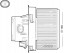 Denso DEA21012 Повітродувний вентилятор припливу dea21012 denso