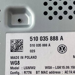LG Дисплей 510035888A Golf Touran