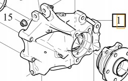 Volvo OE 32246339j VOLVO XC40 C40 Задня права поворотна цапфа 32246339 OE