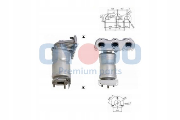 Oyodo 10N0043-OYO Каталізатор seat 10n0043-oyo oyodo