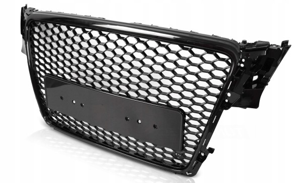 Китай grill_audi_a3_b8 РЕШІТКА РАДІАТОРА AUDI A4 B8 2007-2011 СОТОВА АТРАПА ЧОРНИЙ ГЛЯНЕЦЬ