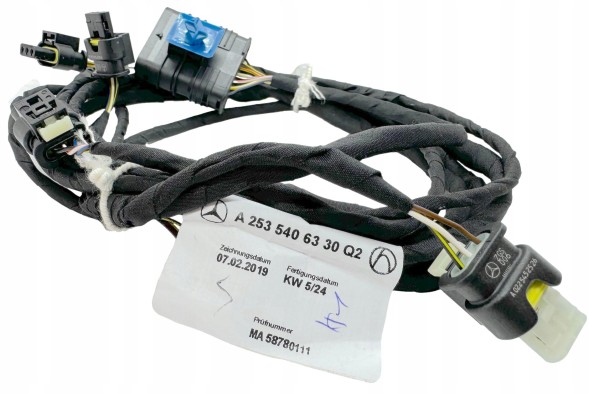 Mercedes-Benz OE A2535406330 A 2535406330 Q2 Установка джгута бампера Mercedes A2535406330 ПЕРЕДНИЙ 6X PDC C253 W253 GLC