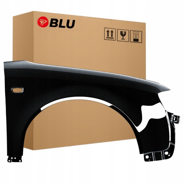 48581686 BLU Крило AUDI A4 B6 LZ9W праве чорне 00-04 переднє оцинковане
