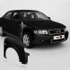 48581686 BLU Крило AUDI A4 B6 LZ9W праве чорне 00-04 переднє оцинковане