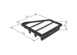 F026400453 BOSCH Фільтр повітряний