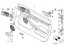 BMW OE Накладка передніх лівих дверей BMW 5 E39 SANDBEIGE O7SN 51417140317