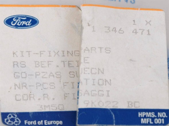 Ford OE 3M5Q-9K022-BC Переливний шнур 1.6л tdci focus 2004- 1346471 _ 3м5q-9k022-bc