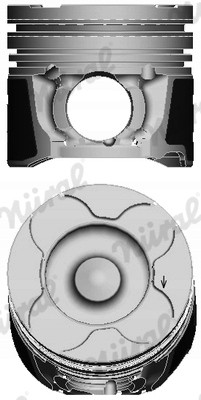 Nural 87-424008-00 Поршень nüral 87-424008-00