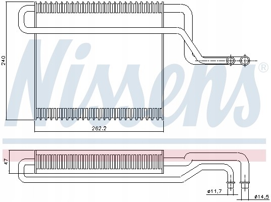 AVA Quality cooling MEV358 Випарник, установка кондиціонера ava quality cooling mev358