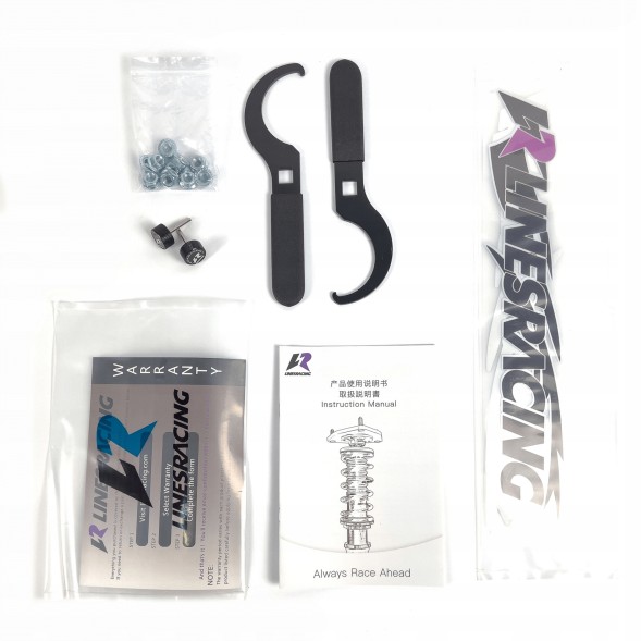 SD136 F8/R6 LINESRACING комплект регульованих амортизаторів для MINI R50/R51/R52/R53 8/6 кг