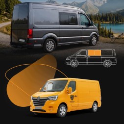 CHROMEMASTER CH-GL-0188-R00 Переднє ліве розкривне бічне скло для RENAULT MASTER Z.E. I 2018-2020