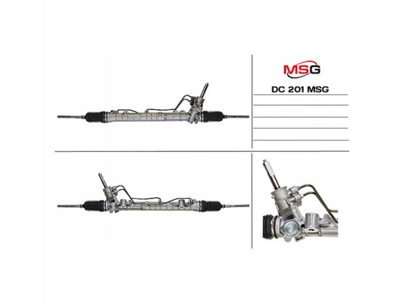MSG DC201 Рульова передача Магльовка Renault Logan 04-13 Renault Sandero 7-13