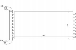 Nissens 72037/NIS Nissens обігрівач (360х170х42) mercedes viano (в + помічник водія #28