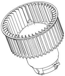 Mahle AB 118 000P Ab 118 000p mahle original повітродувка mb e-cl. (W212) rhd