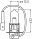 64156TSP OSRAM Автолампа Osram 70W 24V PK22S