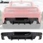 Ikon Motorsports JGD-CM15-DDGB Спойлер Дифузор заднього бампера - Чорний Блиск CHEVROLET CAMARO 2014-2015