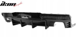 Ikon Motorsports JGD-CM15-DDGB Спойлер Дифузор заднього бампера - Чорний Блиск CHEVROLET CAMARO 2014-2015