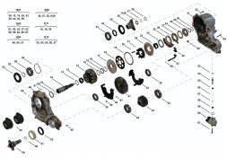 BMW OE ACG02353 Комплект для ремонту розподільчої коробки vtg редуктор atc35l bmw x1 e84 xdrive