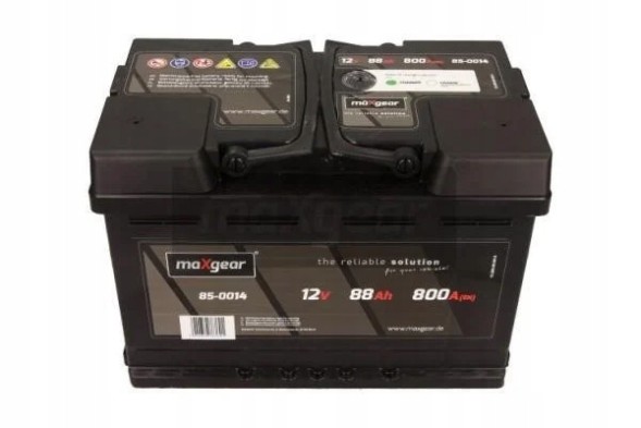 Maxgear 85-0014 Акумуляторна батарея maxgear 12v 88ah 800а p +