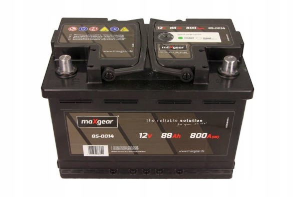 Maxgear 85-0014 Акумуляторна батарея maxgear 12v 88ah 800а p +