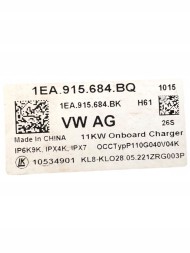 Audi OE 1EA915684BQ4 VW ID.3 ЗАРЯДНИЙ КОНВЕРТЕР 1EA915684BQ