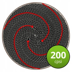 CHINA MS31/E4/200 Картридж каталізатора спортивний euro 4 200 cpsi rfc 100/100 мм