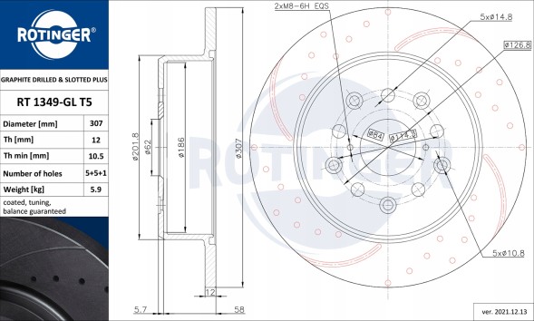 Rotinger RT 1349-GL T5 Rotinger shield rt 1349-gl t5