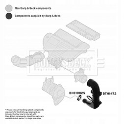 Borg &amp; Beck BTH1472 Патрубок впускний, повітряний фільтр