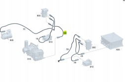 Mercedes-Benz OE A9613405020 Mercedes-benz дротова в'язка електр. Від розподільника струму а9613405020