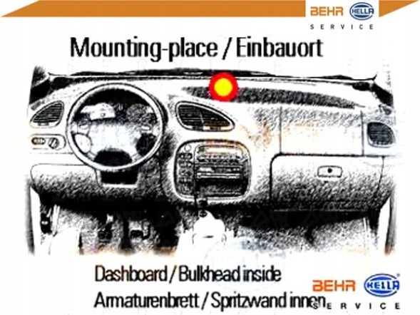 Behr Hella Service 8EW 009 100-371 BRH/BOX ВЕНТИЛЯТОР BEHR HELLA BMW 5 520 I (E39)