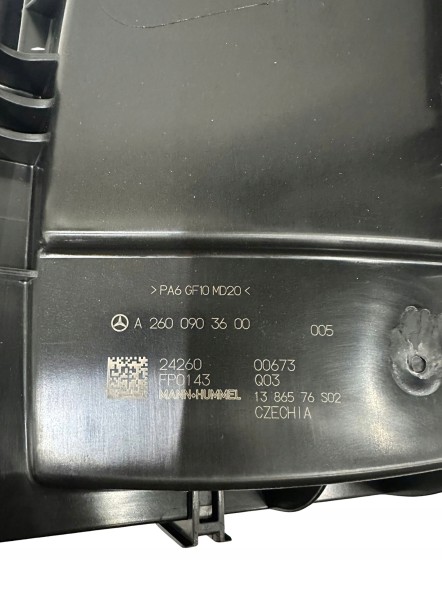 Mercedes-Benz OE A2600903600 A 260 090 36 00 Б/у корпус повітряного фільтра Mercedes A2600903600