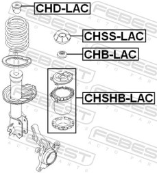 CHSHB LAC FEBEST Пильник амортизатора