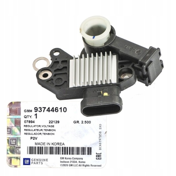 General Motors 93744610 Antara captiva lacetti epica регулятор напруги генератора оригінал gm