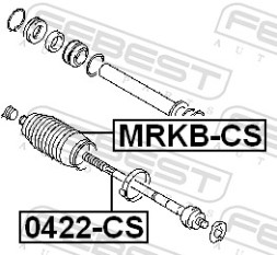 MRKB CS FEBEST ПИЛЬОВИК РУЛЬОВОЇ РЕЙКИ