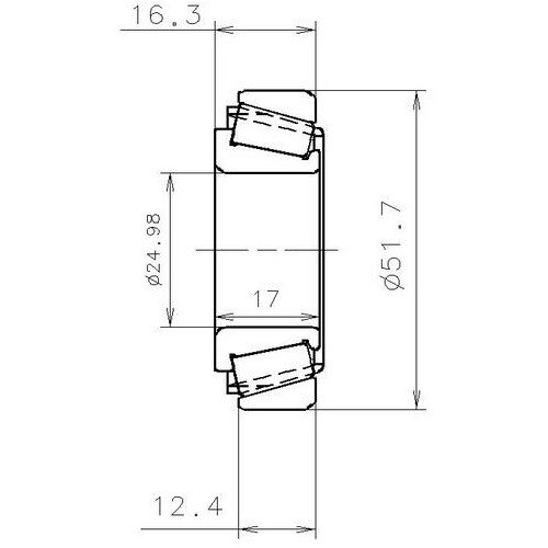 EC 41444 H206 NTN SNR Підшипник КПП