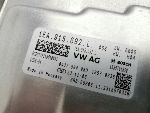 Volkswagen OE 1EA915692L, DWP532409OE Зарядний пристрій високої напруги VW ID.5 ID4 Audi Q4 1EA915692L Новий оригінал