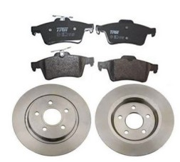 GDB1621 + DF4422 TRW ПЕРЕДНІ ДИСКИ + КОЛОДКИ OPEL CORSA C БЕЗ АБС