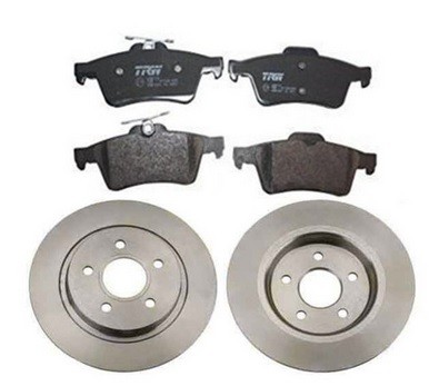 GDB1621 + DF4422 TRW ПЕРЕДНІ ДИСКИ + КОЛОДКИ OPEL CORSA C БЕЗ АБС