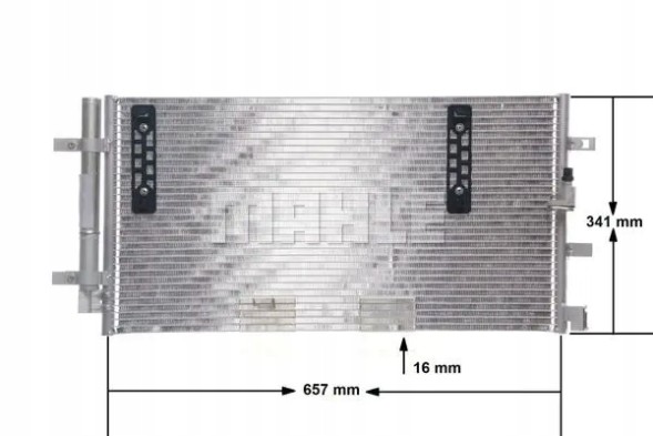 Mahle AC 4 000S Конденсатор радіатора кондиціонування повітря ac 4 000s mahle