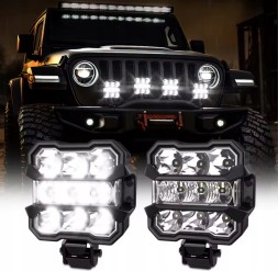 BDC LED-4.5-100W+DRL-Led Галогенні фари дальнього світла / робочі LED фари 4" 50W 2 шт. Jeep Wrangler з омологацією