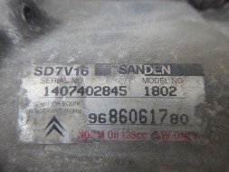 Citroen OE 1407402845 9686061780 CITROEN C8 PEUGEOT 807 LIFT КОМПРЕСОР КОНДИЦІОНЕРУ